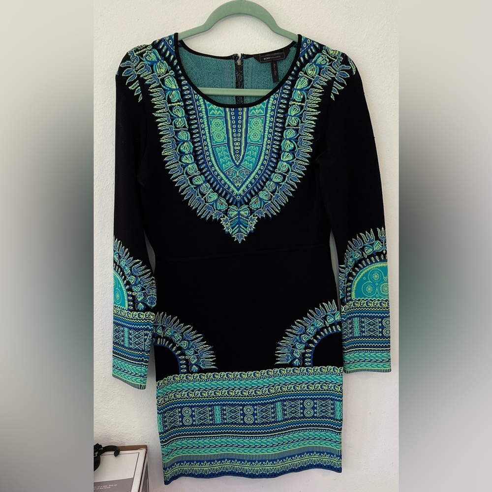 BCBGMAXAZRIA VIXIE DRESS L